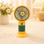 Rechargeable Mini Usb Fan With Cute Flower Design - Image 3