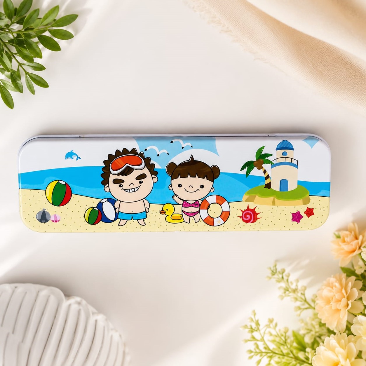 WhatsApp Image 2026-06-28 at 11.55.29 PM Pencil & Pen Box Cartoon & Printed Design Metal Body - Image 1