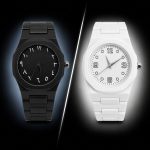 Aura Men’s Matte Black Analog Watch With Arabic Numerals
