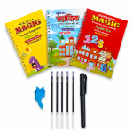 3 PCS Set Magic Practice Book For Kids Handwriting 1 Pen, 5 sis and a gripper