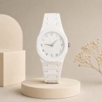 Arabic Watch Men's Quartz Watch White PC Plastic - Image 2